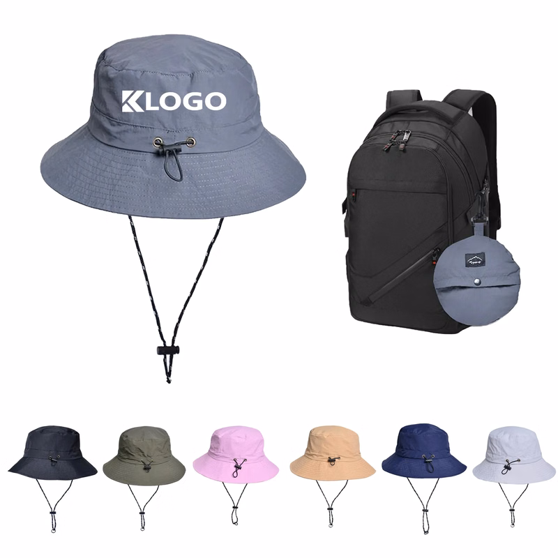 Packable Waterproof Bucket Cap