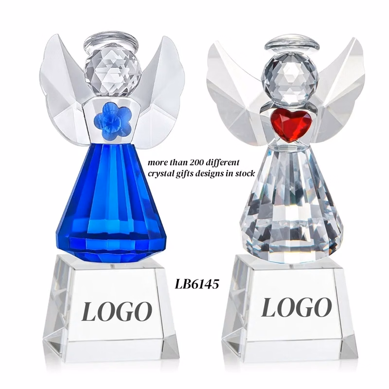 Crystal Angel Figurines Gifts for Home Decor Sign Display