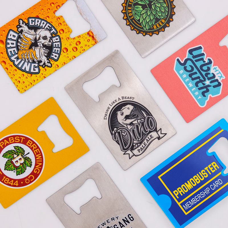 Stainless Steel Bottle Opener Card