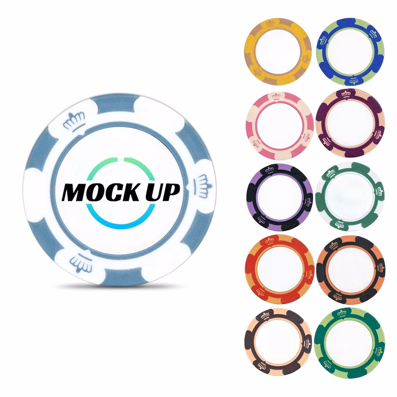 Durable Casino Style Clay Poker Chip