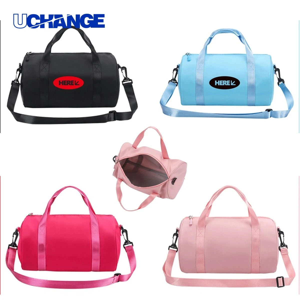 Cylindrical Sports Duffel Bag 1