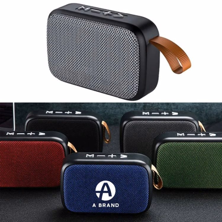 Portable Wireless Bluetooth Speaker with Cloth Mesh