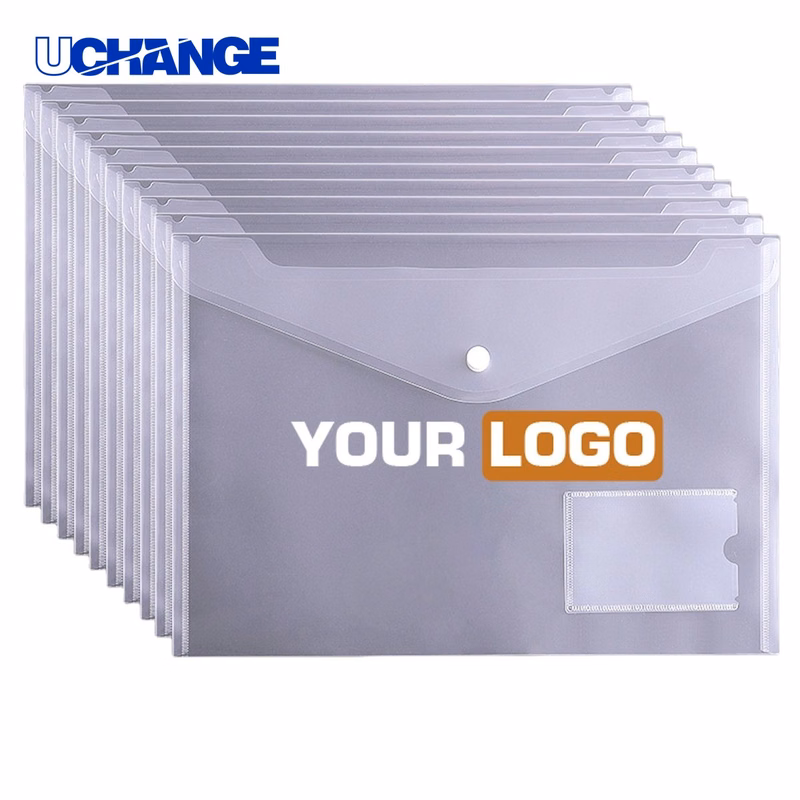 Transparent Label Folder Organizer