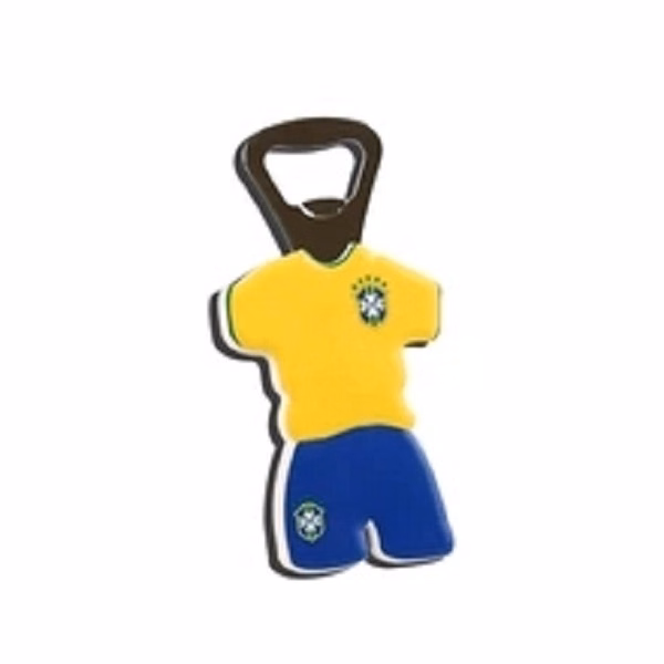 Custom made soft PVC rerigerator magnet bottle opener