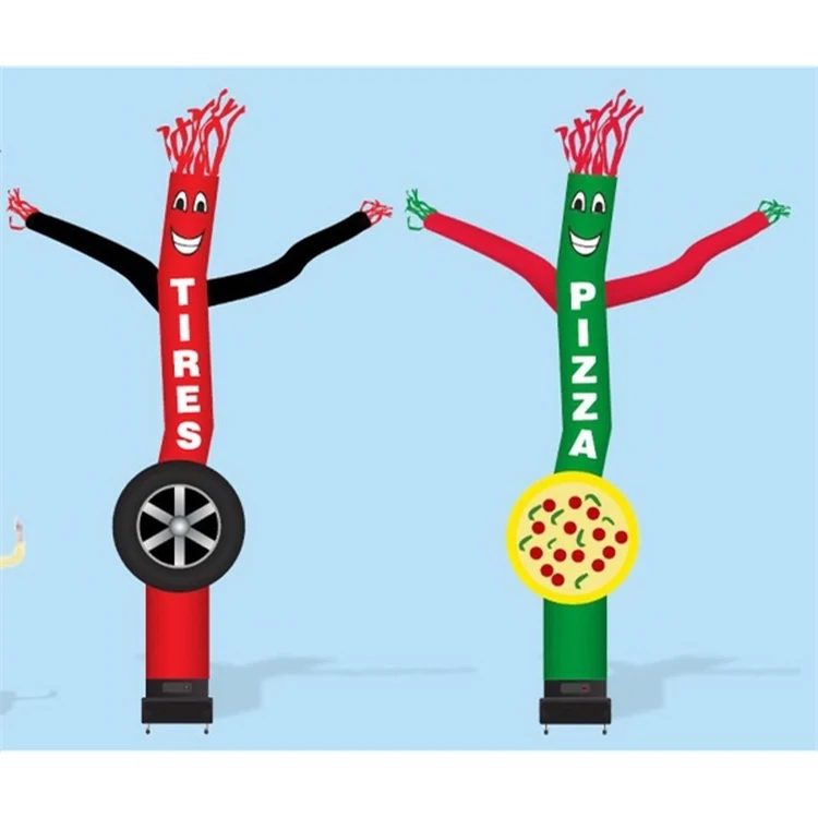 15 Ft Tire or Pizza Dude Tube Air Dancers - Fabric Only 1