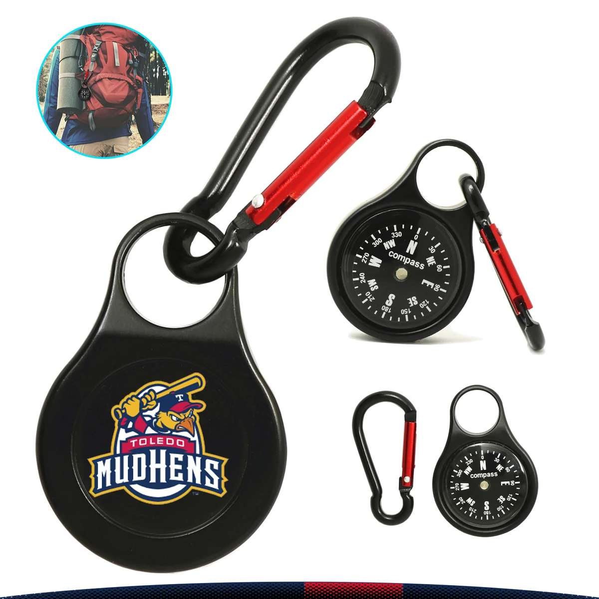 2 in 1 Mini Survival Compass 1