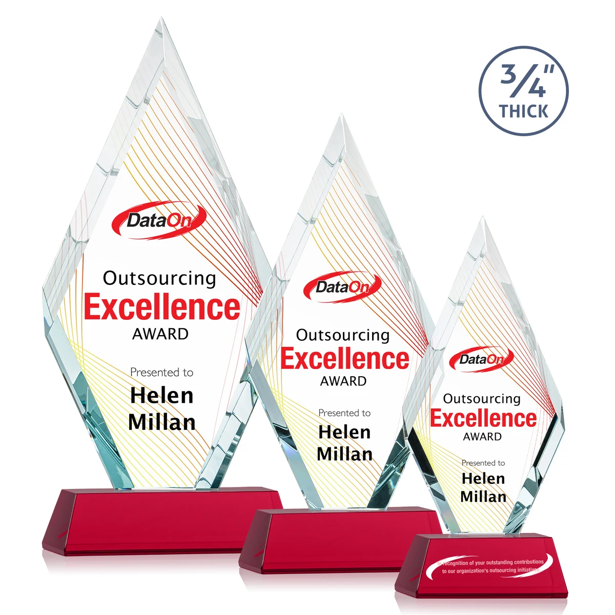 Richmond VividPrint™ Award on Newhaven - Red 1