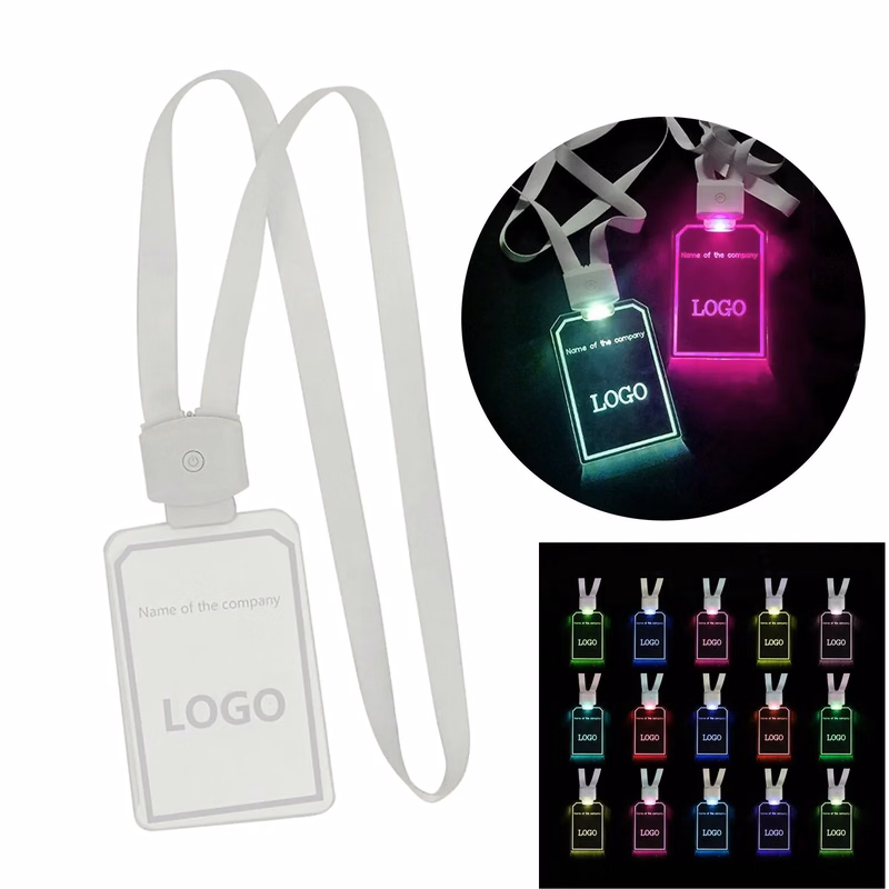 Lanyard ID Card with LED Light