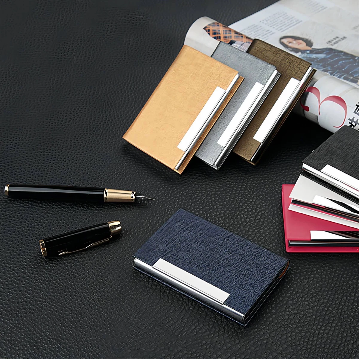 PU Leather Business Card Case/Card Holder 1