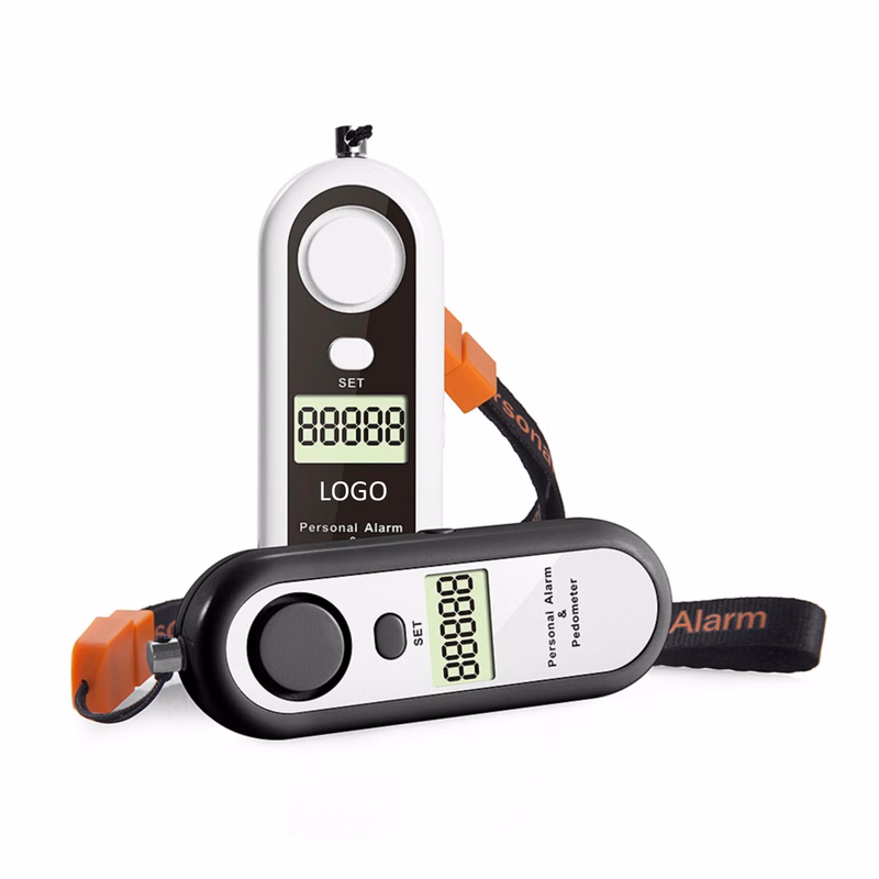 Electronic alarm with light