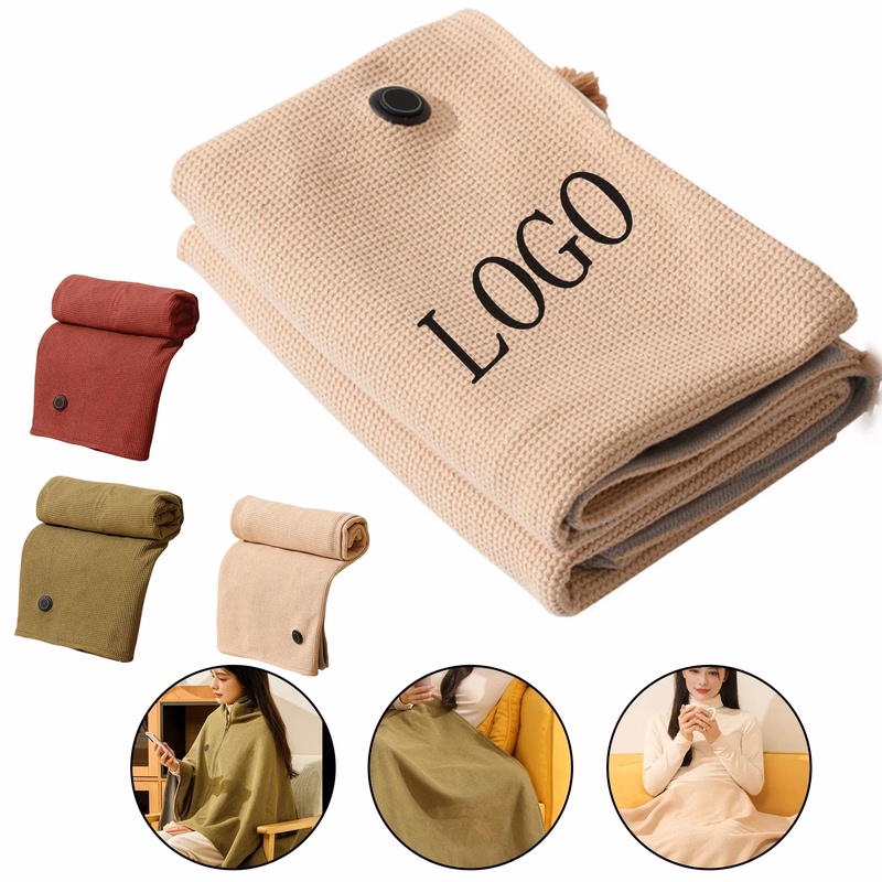 Portable USB Heated Blanket Shawl