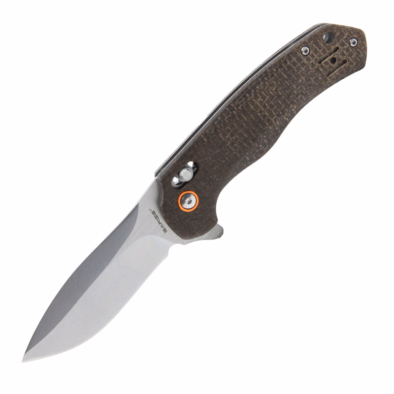 Stellar - Linen Micarta Slide Lock Folder