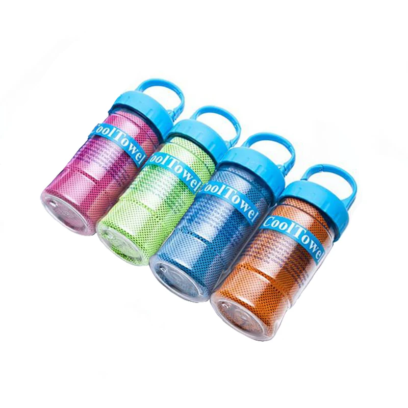 Fiber Cation Cooling Towel - Plastic Bottle 1