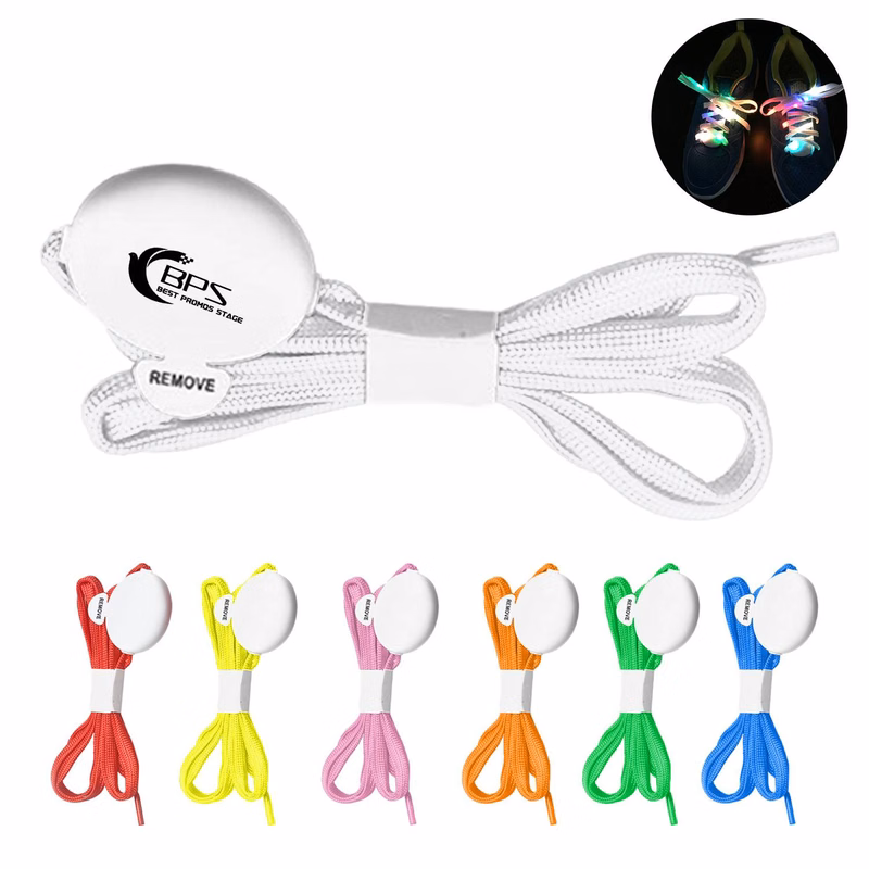 LED Glow Twill Shoelaces