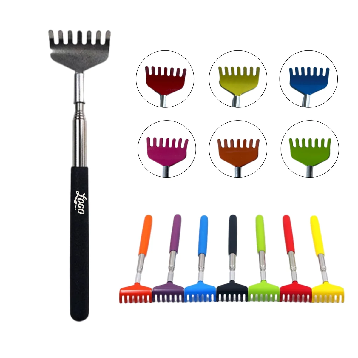 Portable Retractable Metal Back Scratcher 1