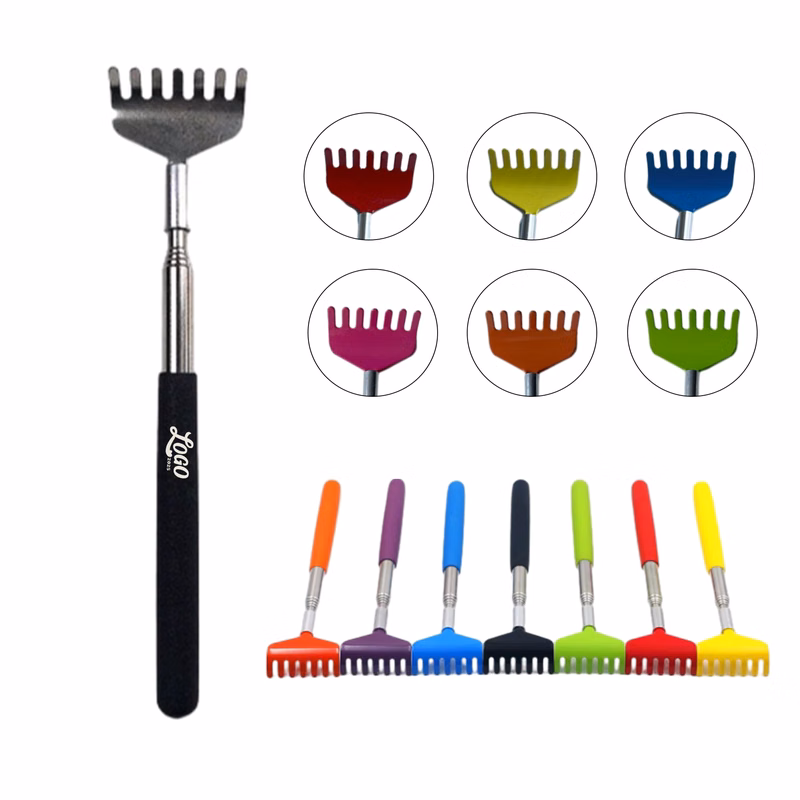 Portable Retractable Metal Back Scratcher