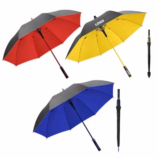 Xl Double-Layer Golf Umbrella with Windproof Canopy