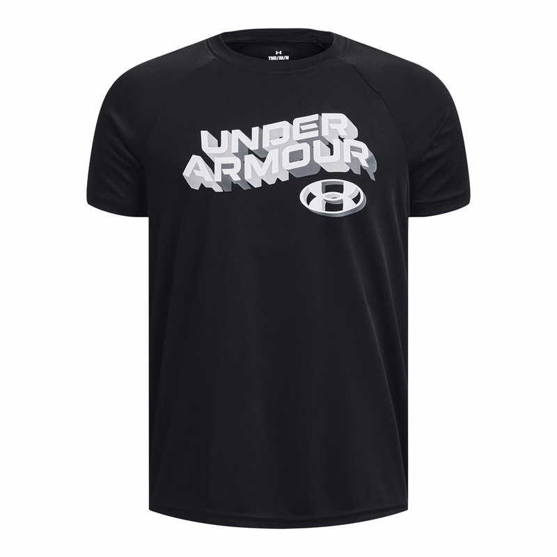 Boys' UA Tech Wordmark Short Sleeve