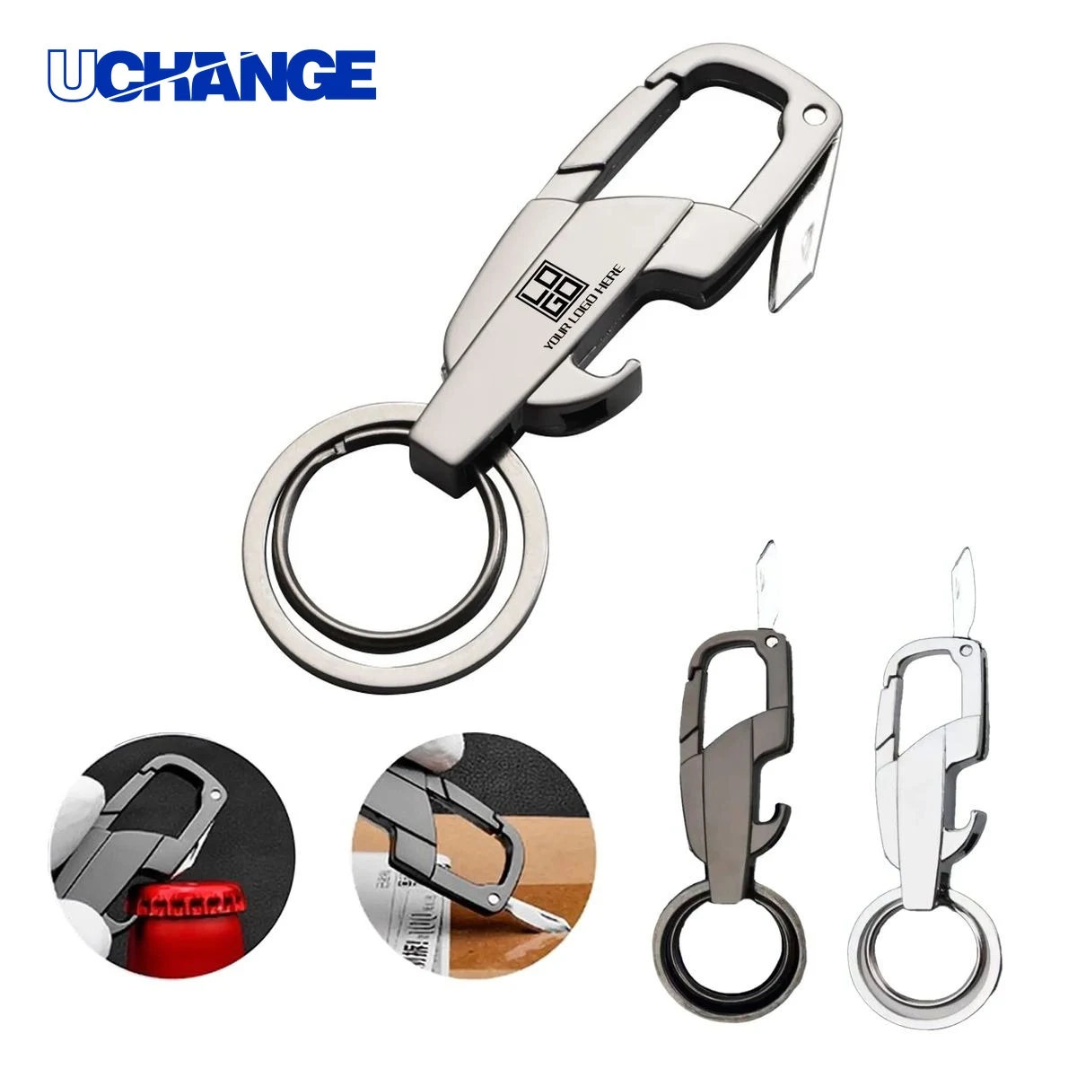Metal Bottle Opener Keychain 1