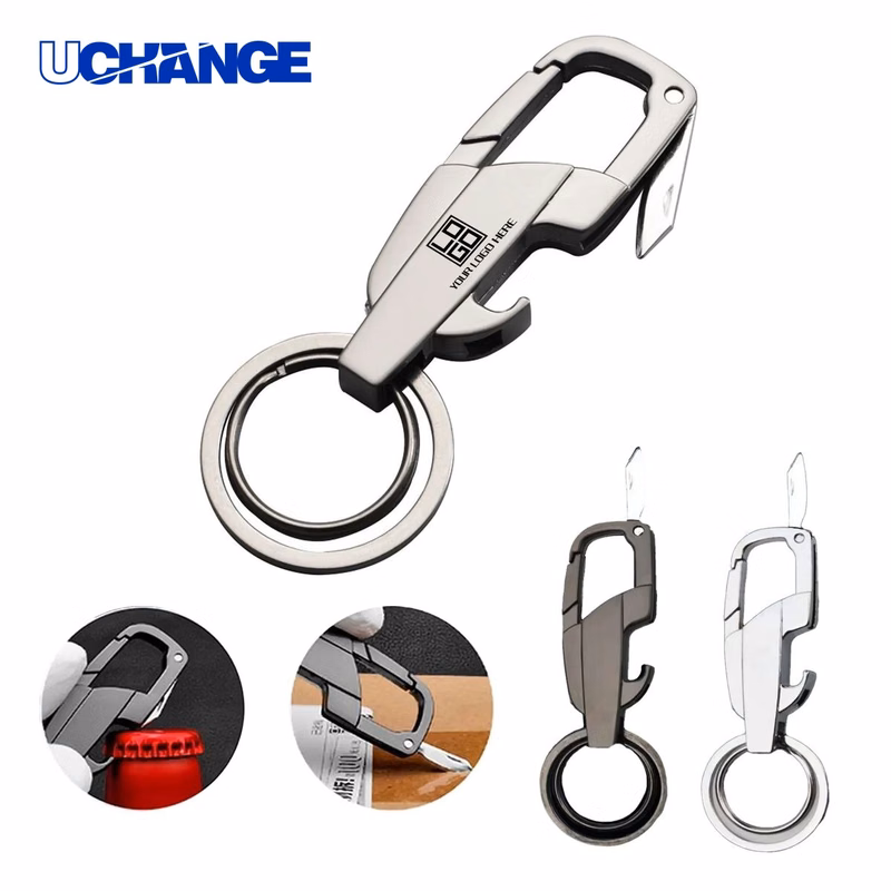 Metal Bottle Opener Keychain