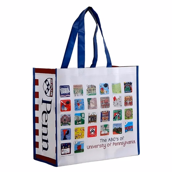 Custom 15 x 6 x 15 Inch Non-Woven Laminated Tote Bag — Sustainable Eco Carry Bag