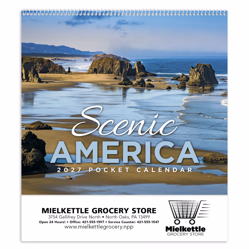 HotLine® Products Scenic America® Pocket Calendar