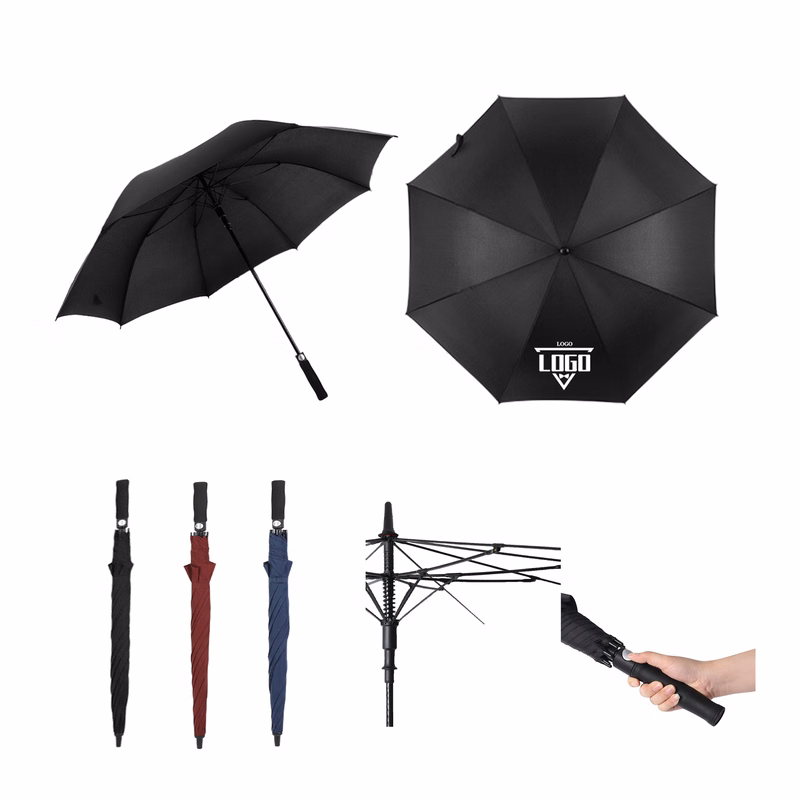 52" Automatic Opening and Closing Windproof Golf Umbrella