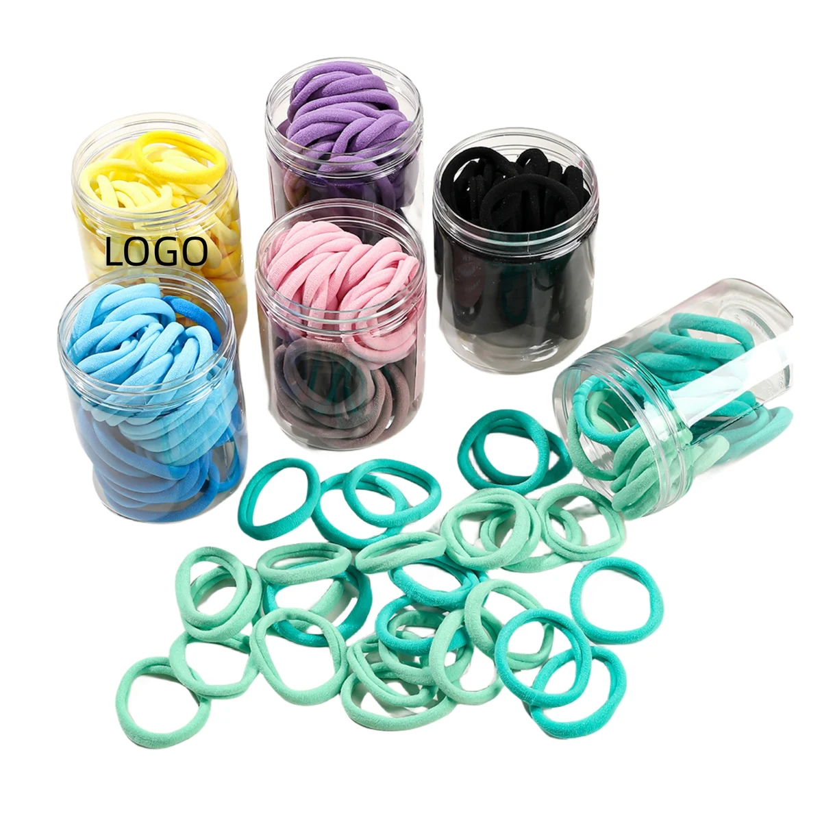 50PCS Hair rubber Bands for Women Girls 1