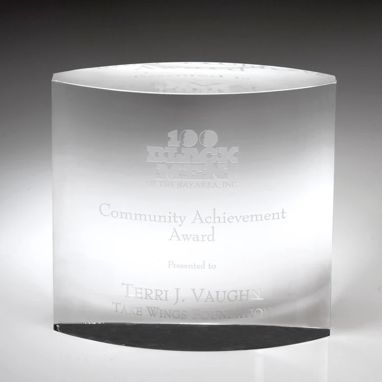 5" Crystal Award-Vision_D287CA 1