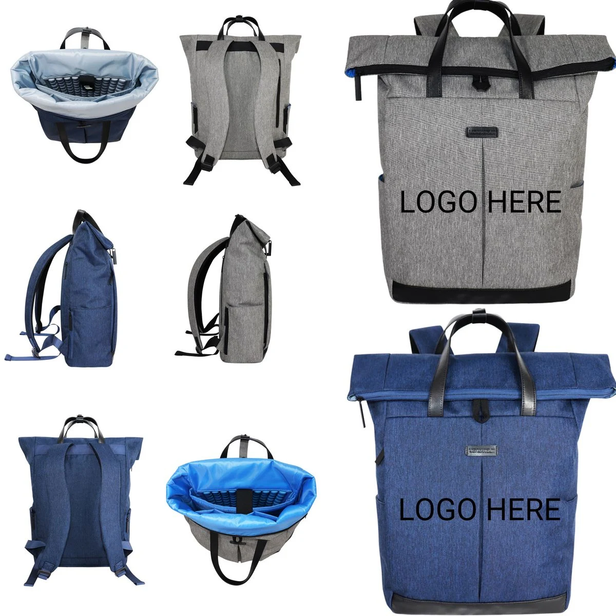 Unisex Rolltop Backpack For Work And Travel 1