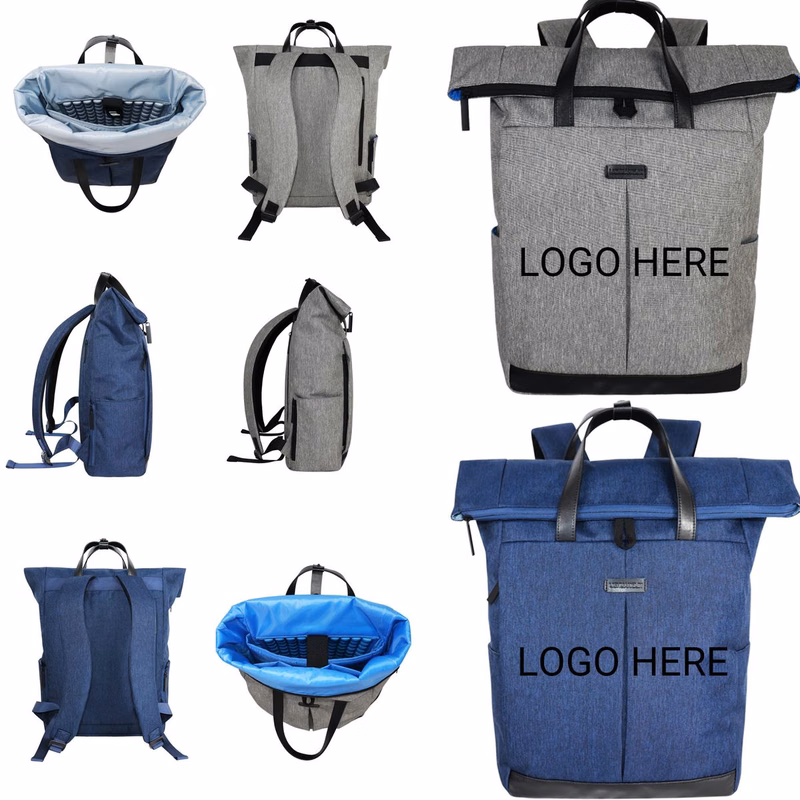 Unisex Rolltop Backpack For Work And Travel