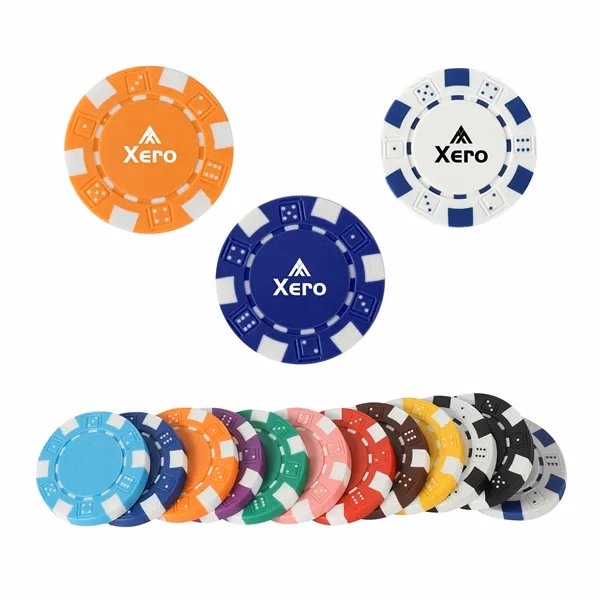 Custom ABS Poker Chips 1.57 Diameter Professional Casino Weight — Full Color Gaming