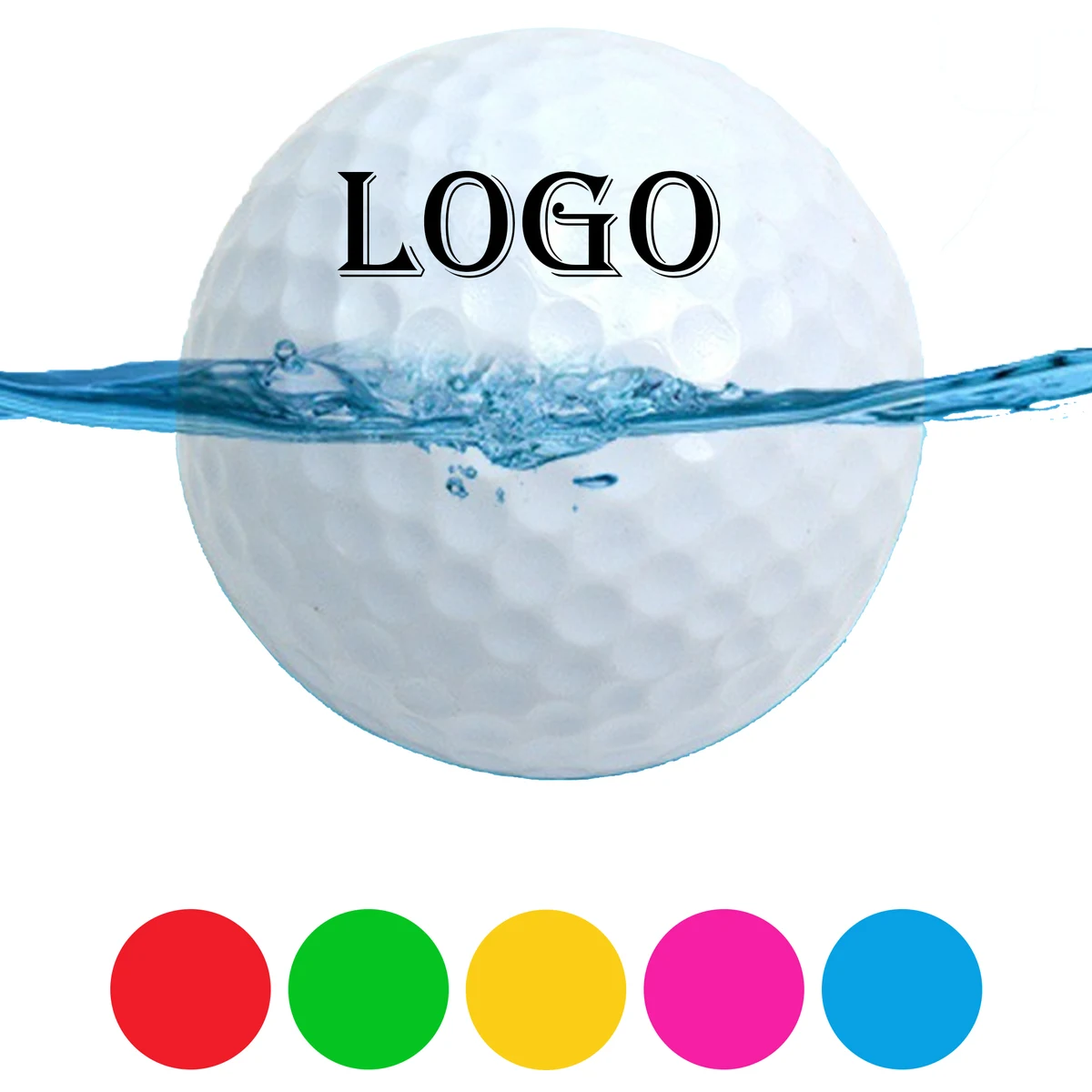 Bright Colored Floating Golf Balls 1