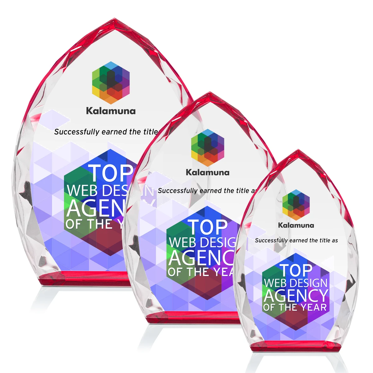 Wilton VividPrint™ Award - Red 1