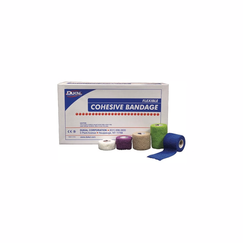 Cohesive Bandage Roll - 1" x 5 Yards Assorted Colors