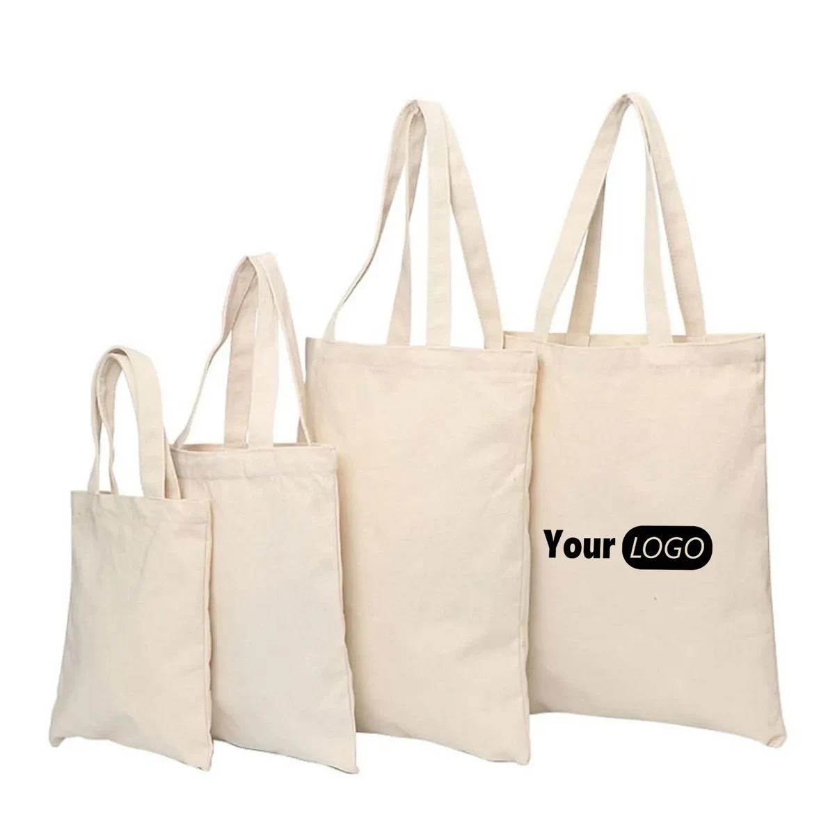 Custom 12oz Canvas Bag, custom tote bag with logo imprint 1
