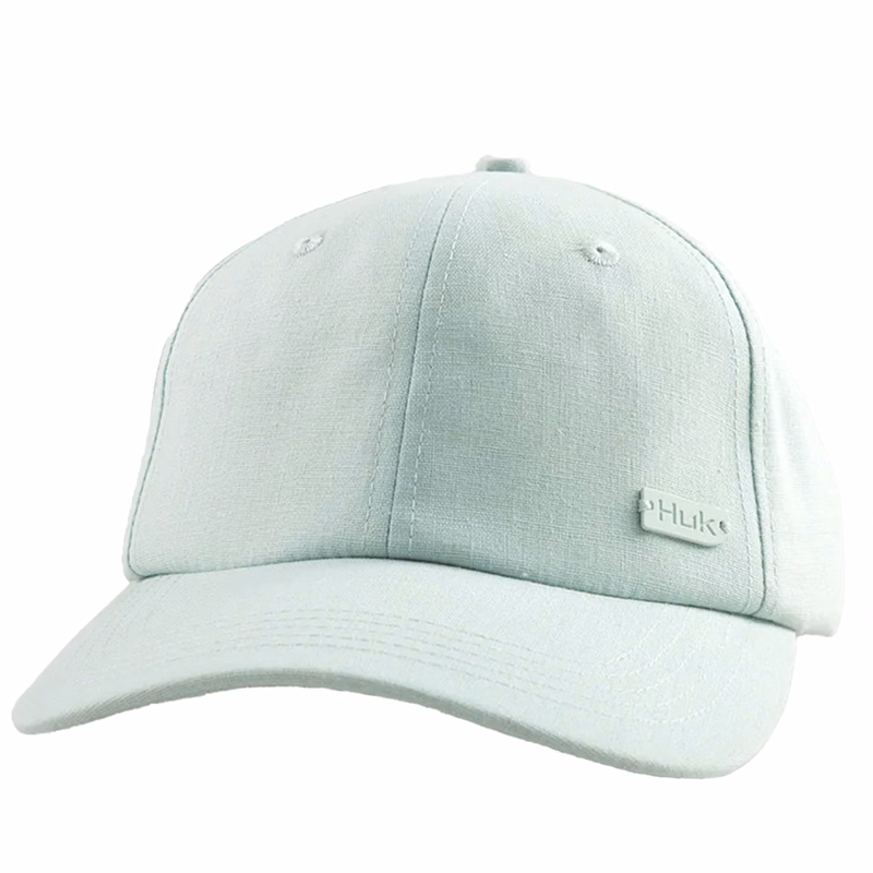 HUK® Women's Unstructured Linen Dad Hat with Custom Logo