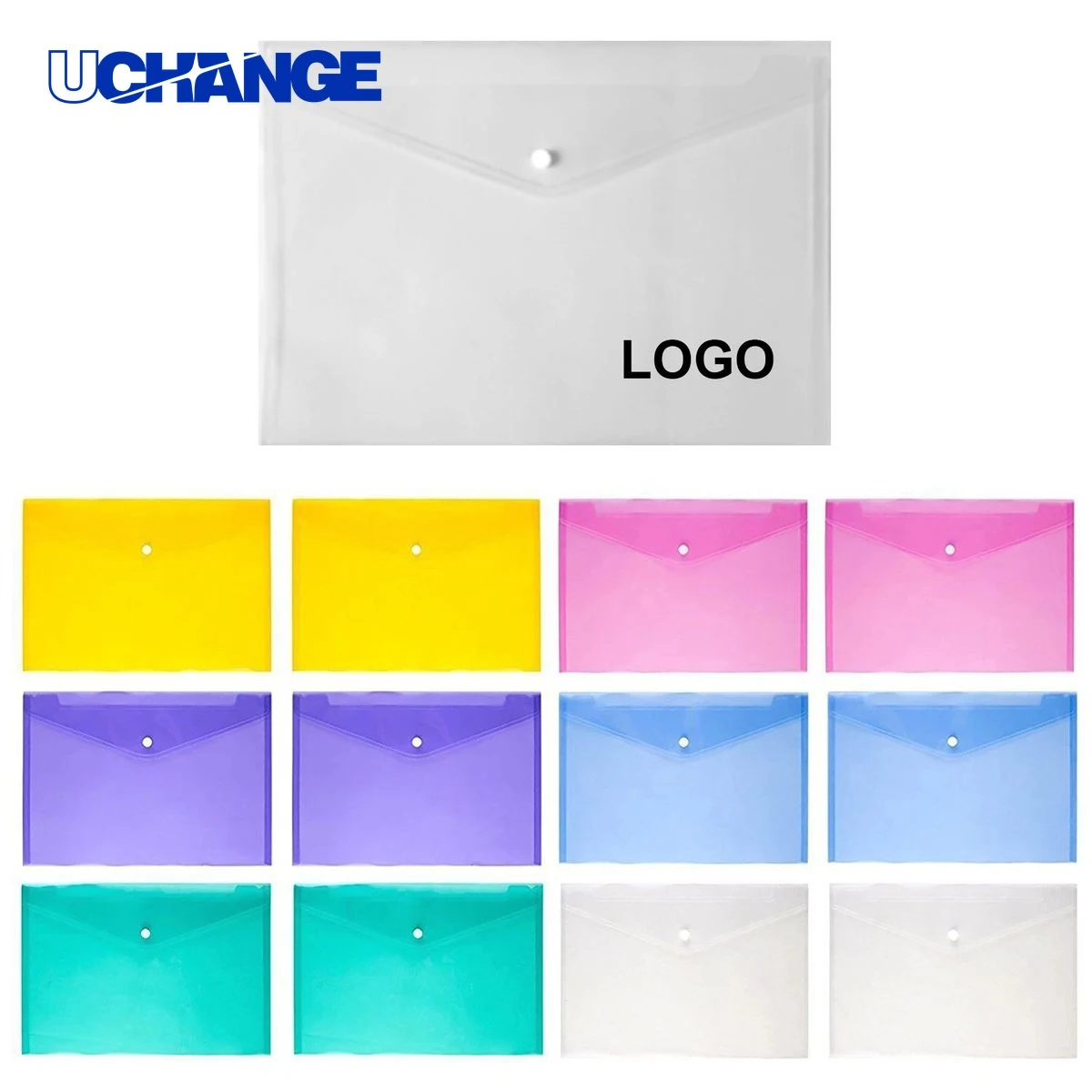 Clear A4 PP Document File Bag 1