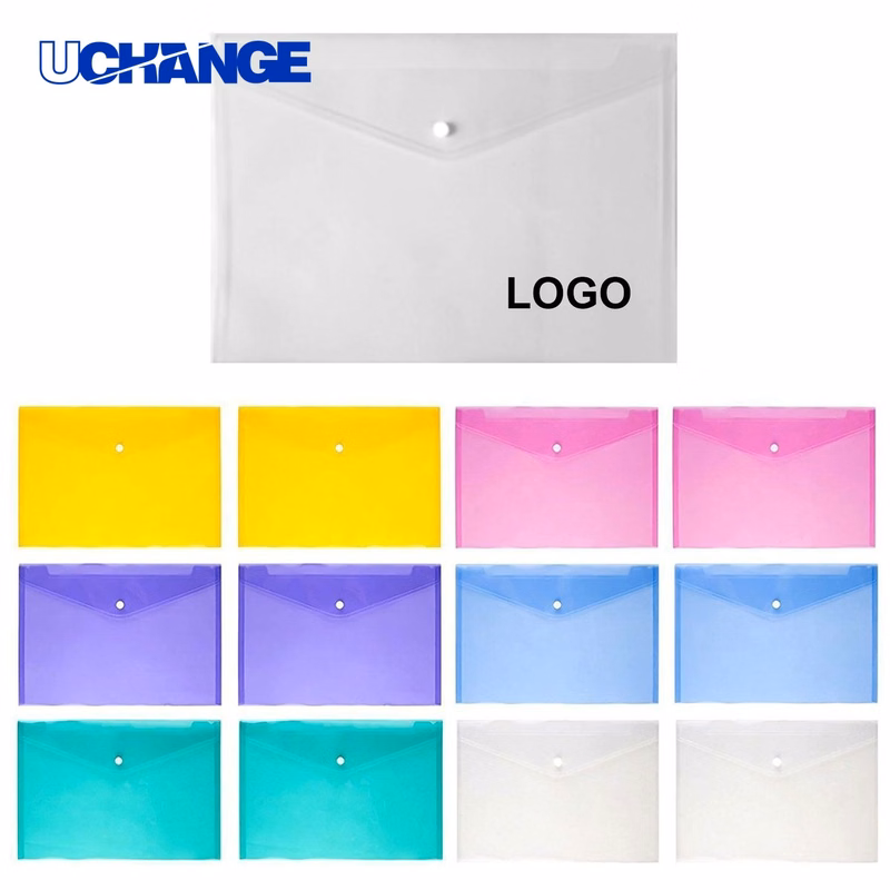 Clear A4 PP Document File Bag