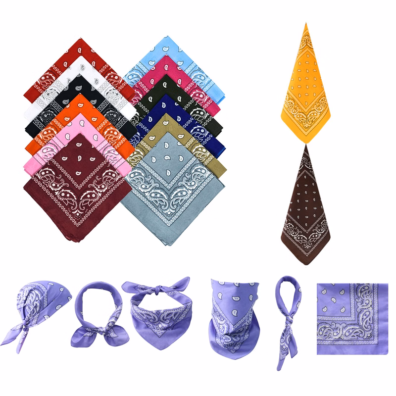 Custom Printed Polyester Handkerchiefs