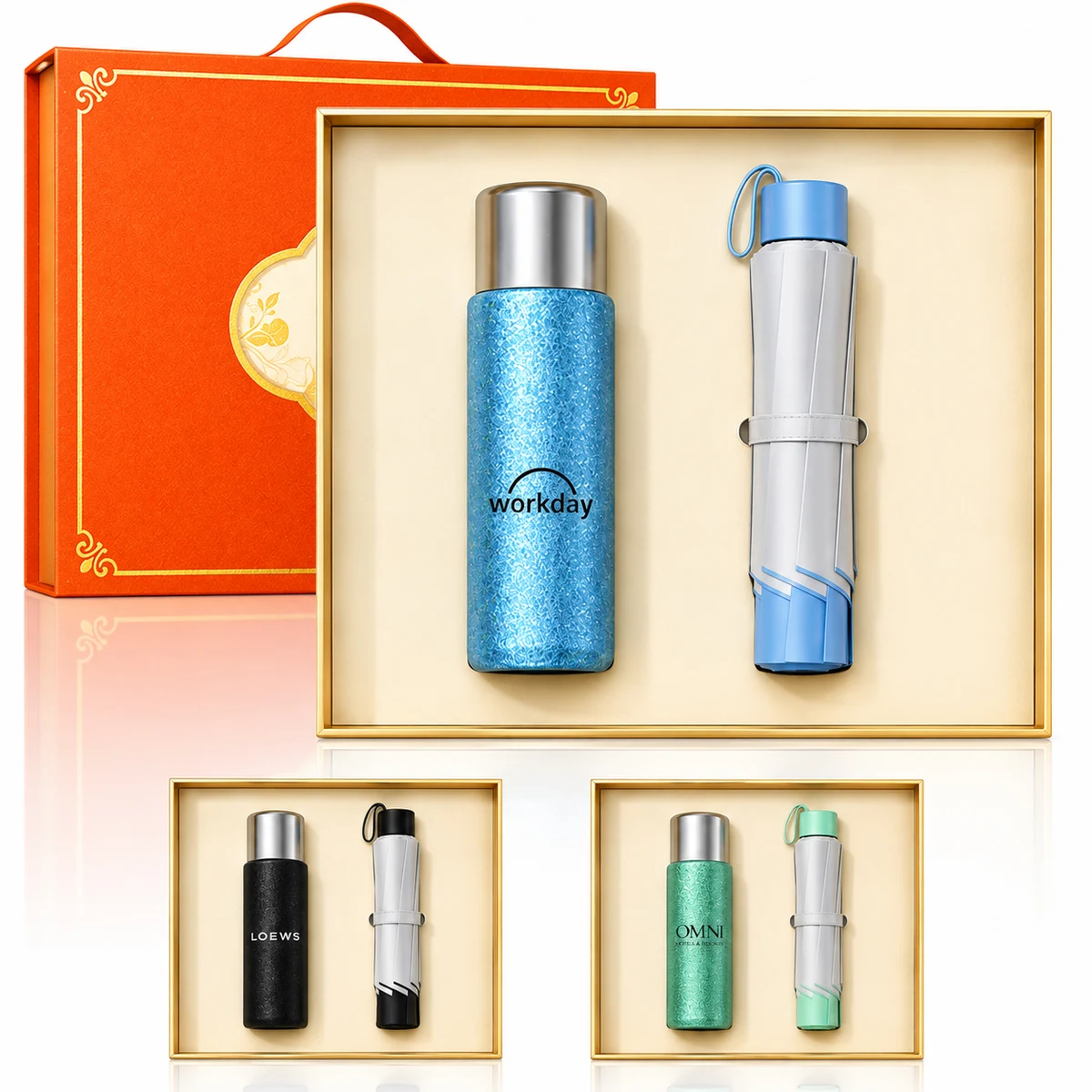2-Piece Executive Drinkware & Umbrella Gift Set 1