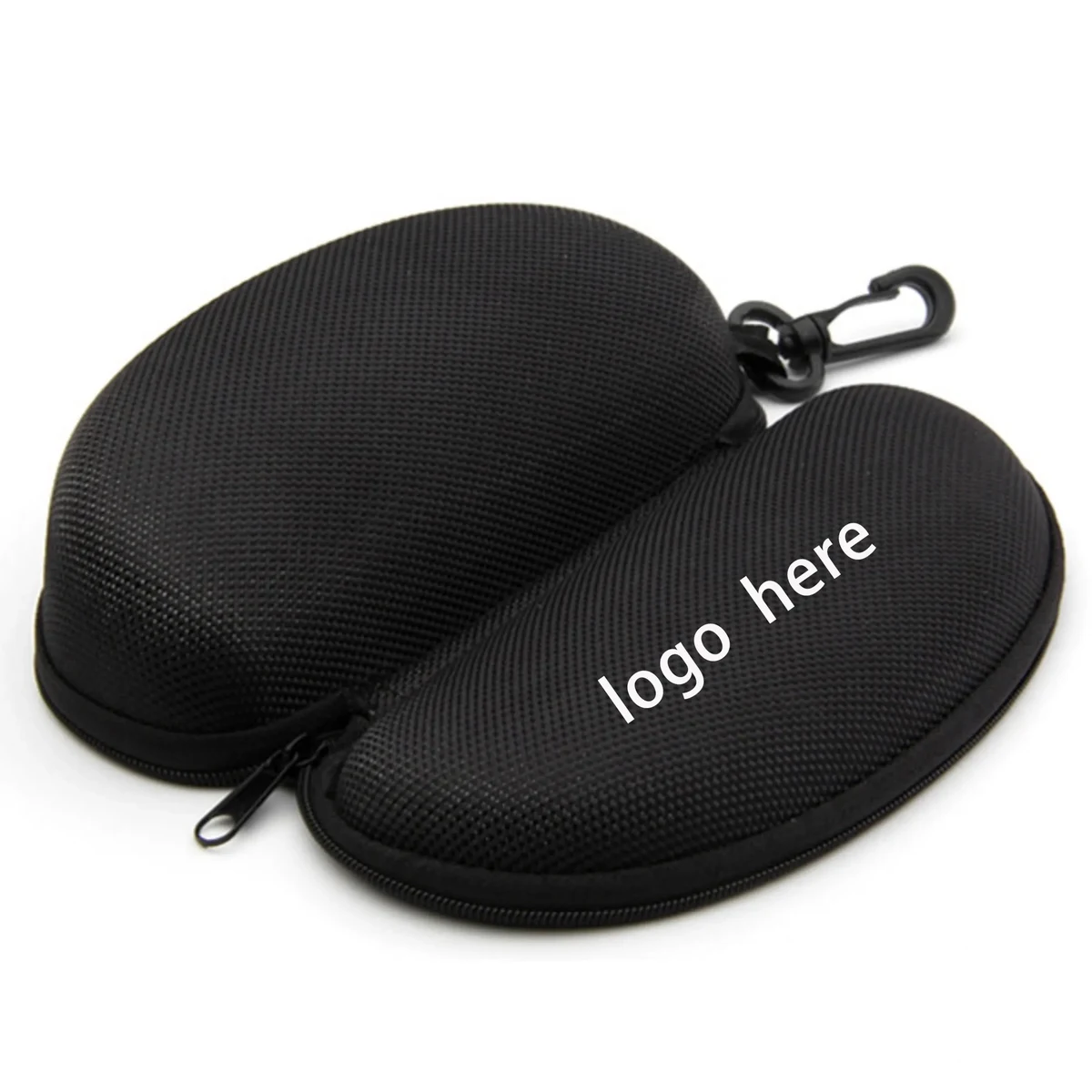 Waterproof Sunglasses Case Zipper Hard Shell Box With Clip 1