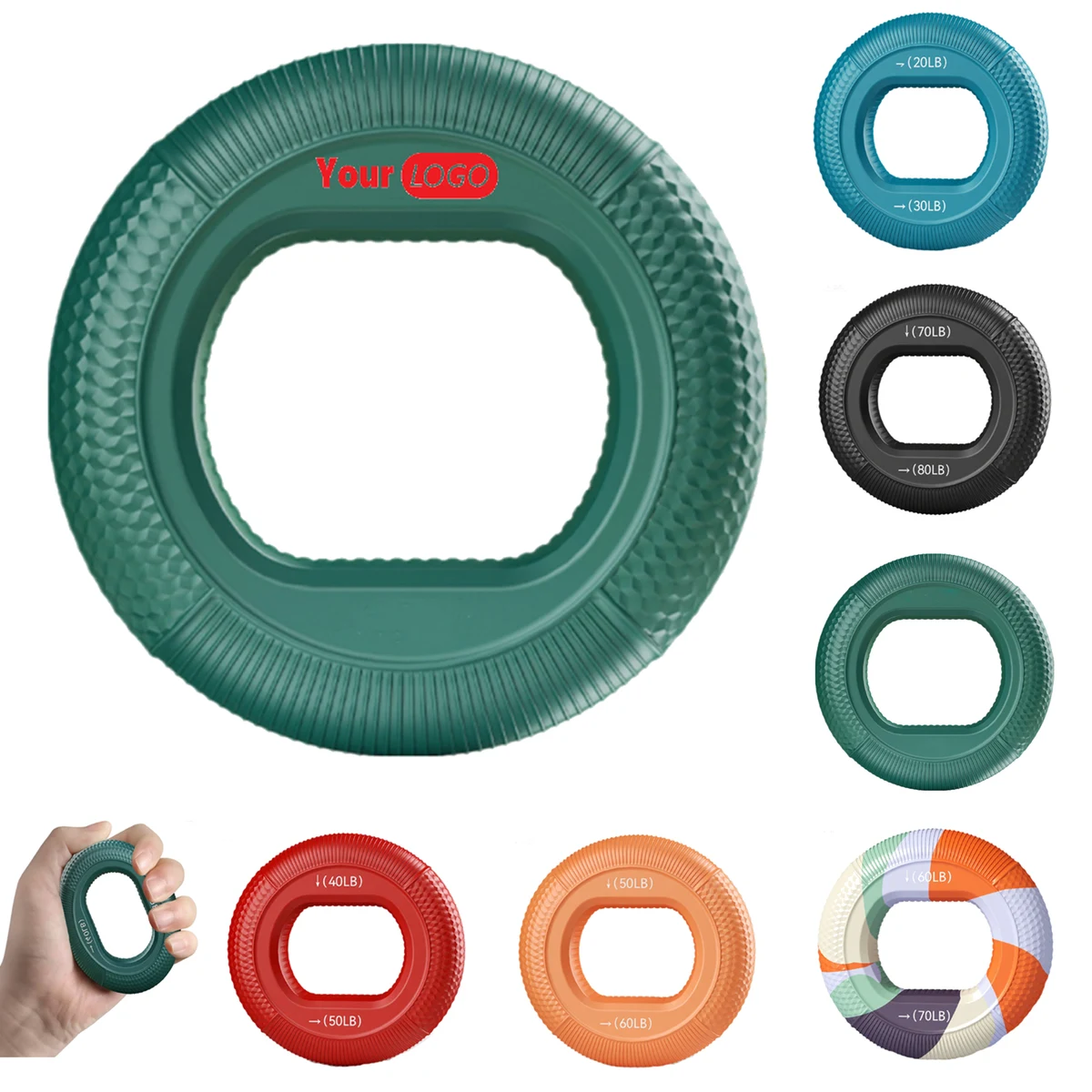 Hand Strength Trainer Grip Ring MOQ 50 1