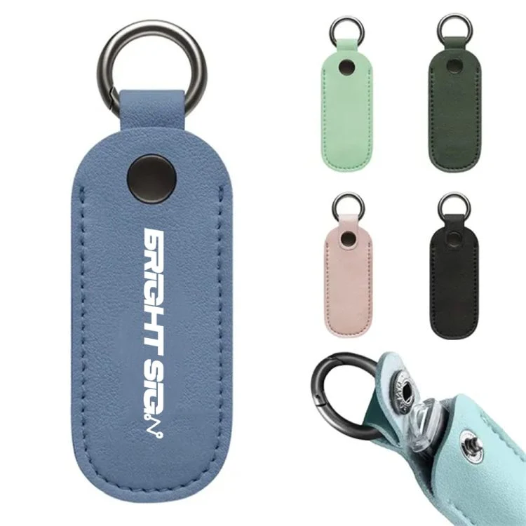 Premium Leather USB Drive & Key Holder Pouch 1