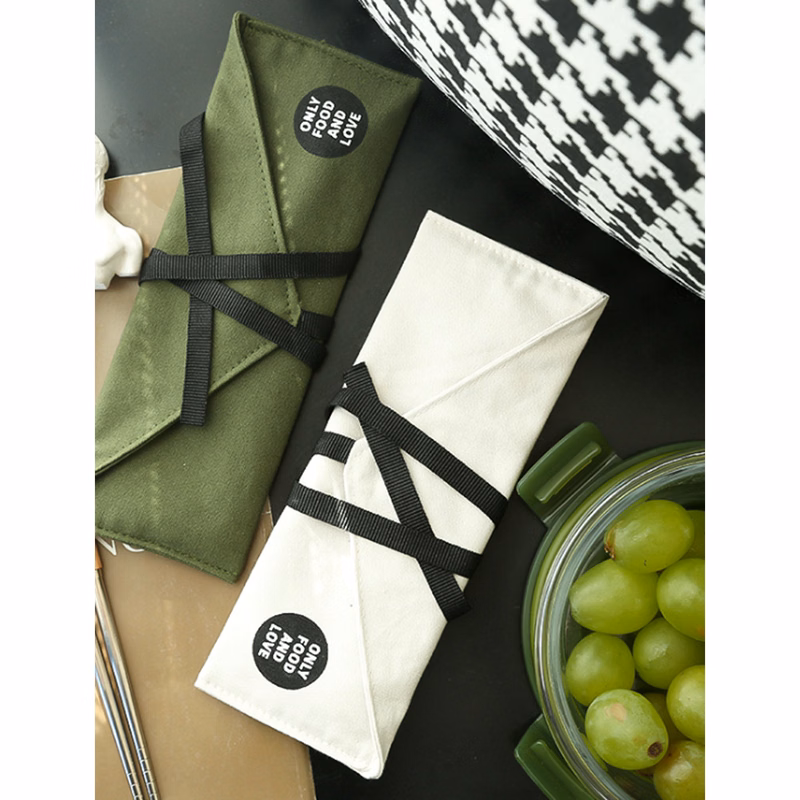 Pocket Portable Cutlery Bag Simple Ins Style