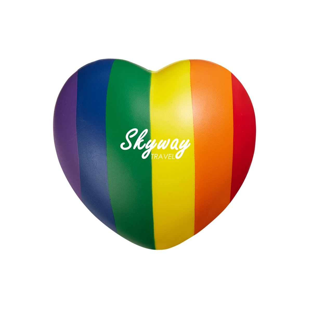 Rainbow Pride Heart Shape Stress Ball 1
