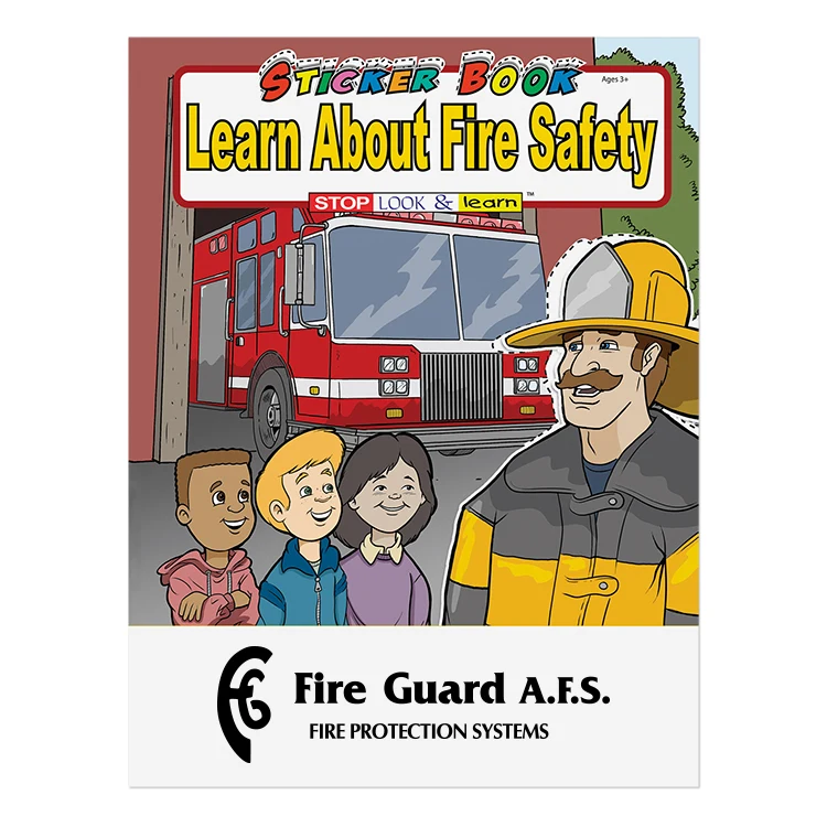 Learn About Fire Safety Stickers Book 1