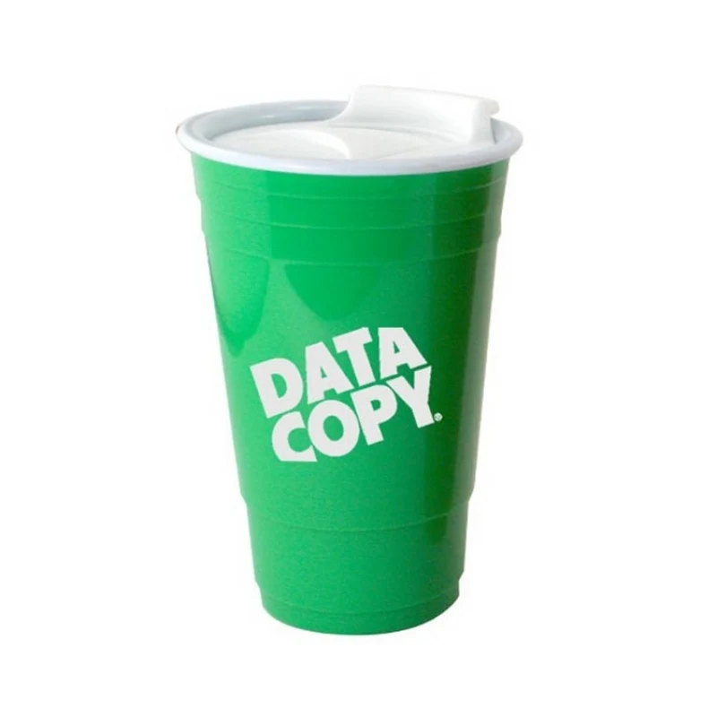 16oz Insulated Party Cup w/ Spillproof Lid 1
