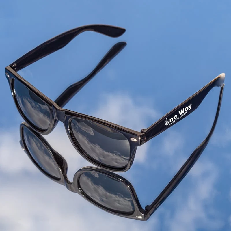 Custom Printed Black Sunglasses 1
