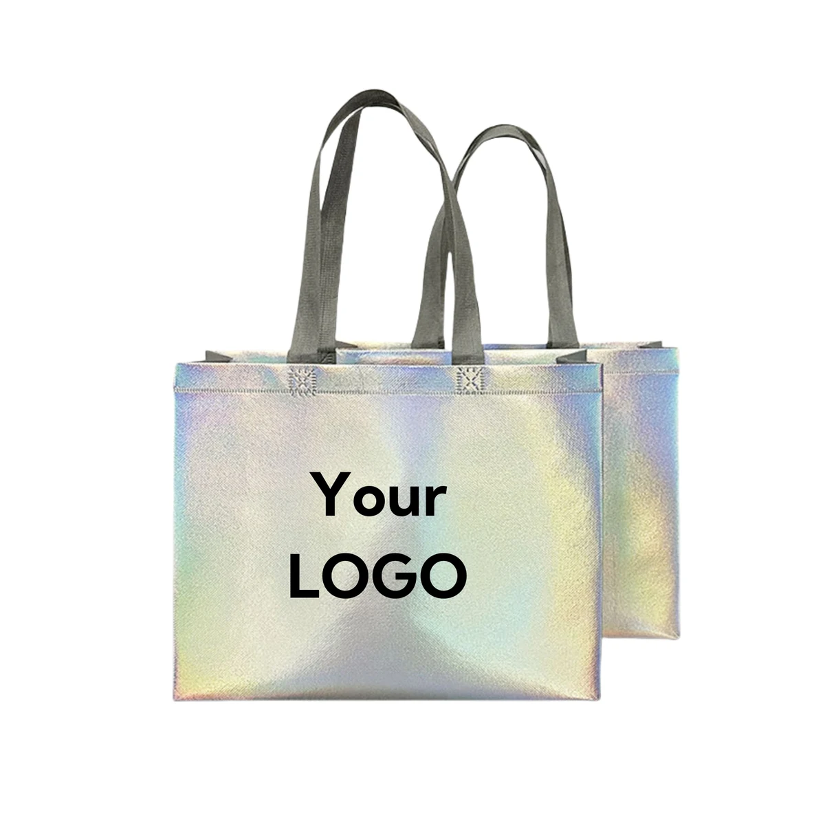 Custom Laser Holographic Non-woven Tote Bag 1